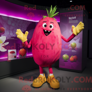 Magenta Mango mascot...