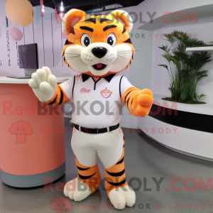 Figura de máscara de tigre...