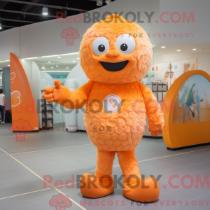 Orange Ice mascot costume...