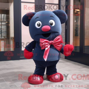 Navy Raspberry Maskottchen...