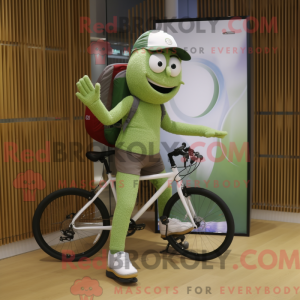 Olive Unicyclist mascot...