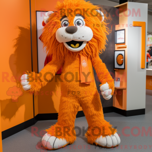 Costume de mascotte de Lion...