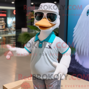Sølvgæss maskotdraktfigur...