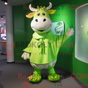 Lime Green Guernsey Cow...