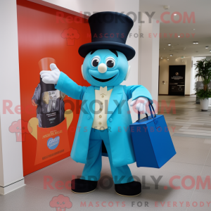 Cyan Ring Master mascot...