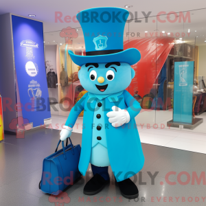 Cyan Ring Master mascot...