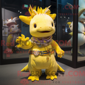 Costume mascotte d Axolotls...