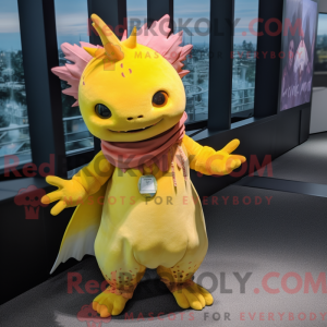 Costume mascotte d Axolotls...