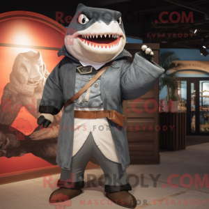 Black Megalodon mascot...