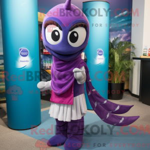 Postava maskota Purple...