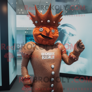 Rust Queen maskot kostume...