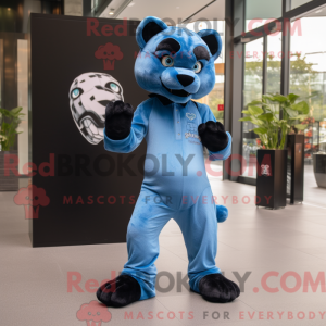 Blue Panther mascotte...