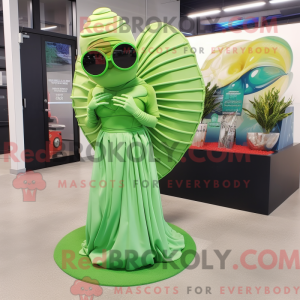 Postava maskota Lime Green...