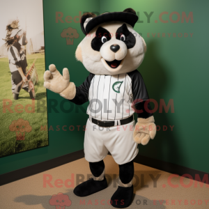 Olive Skunk mascot costume...