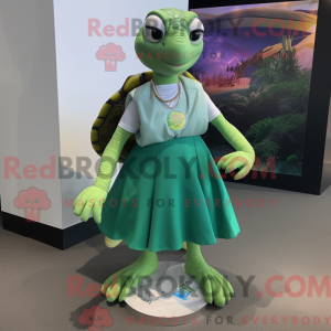 Green Sea Turtle mascot...