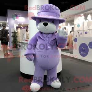 Lavendel Bamse maskot...