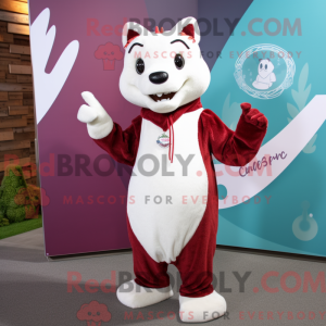Maroon Ermine mascot...