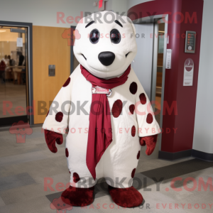 Maroon Ermine mascot...