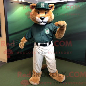 Green Mountain Lion mascot...