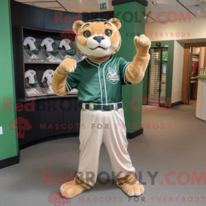 Green Mountain Lion maskot...