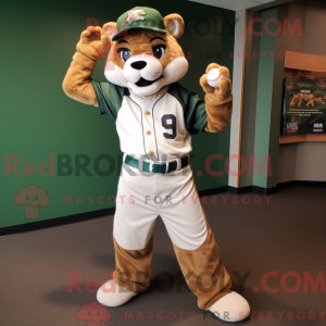 Green Mountain Lion mascot...