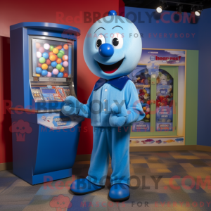 Blauwe Gumball Machine...