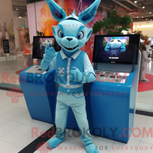 Postava maskota Sky Blue...
