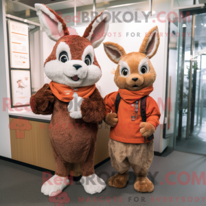 Rust Wild Rabbit maskot...