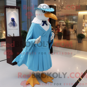 Sky Blue Gull mascot...