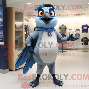 Silver Blue Jay maskot...