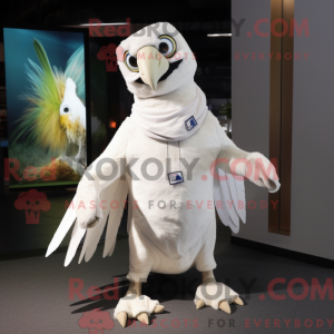 White Archeopteryx mascot...