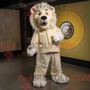 Cream Lion maskot...