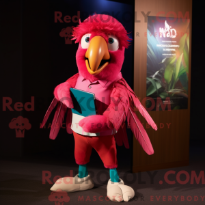 Magenta Macaw mascot...