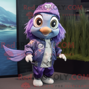 Lavender Betta Fish mascot...