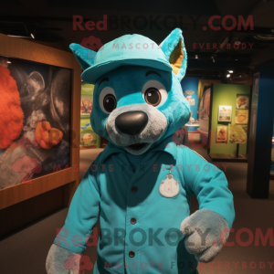 Turkis Dingo maskot kostume...