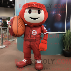 Red Astronaut mascot...