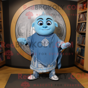 Blue Celtic Shield mascot...