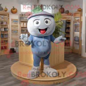 Postava maskota stříbrného...