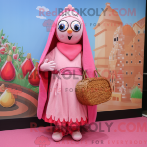 Pink Shakshuka mascot...