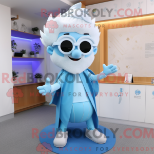 Sky Blue Tooth Fairy mascot...