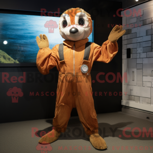 Rust Gosling maskot kostume...