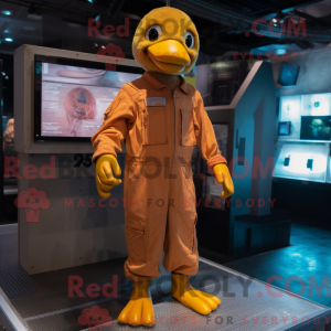 Rust Gosling mascot costume...
