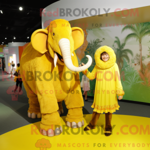 Lemon Yellow Mammoth mascot...