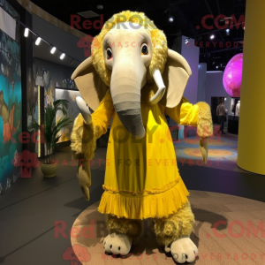 Lemon Yellow Mammoth mascot...