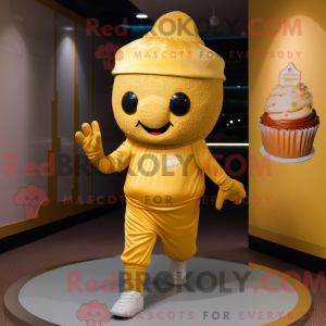 Maskotka Gold Cupcake...