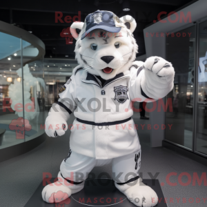 White Tiger maskot kostume...