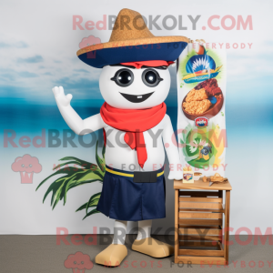 Navy Fajitas mascot costume...