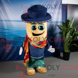 Navy Fajitas mascot costume...