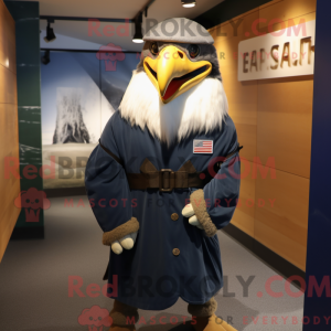 Navy Haast S Eagle mascot...