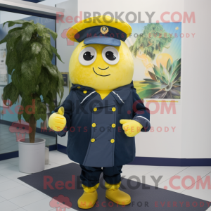 Navy Lemon Maskottchen...
